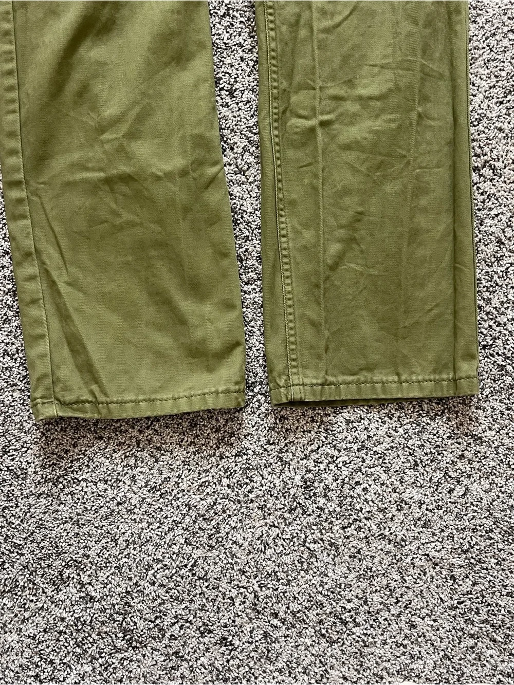 Levi's 514 Men's Jeans Olive Green Straight Leg Pants 34x32